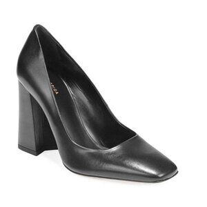 Via Spiga Black Block Heels Size 8.5